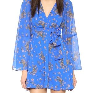 Free People Chic Chiffon Lilou Floral Dress